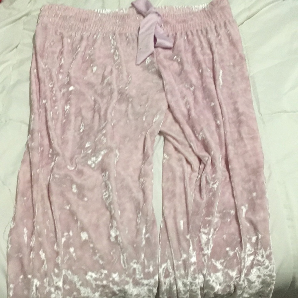 Victoria Secret Pink Velvet Jogger Sleepwear